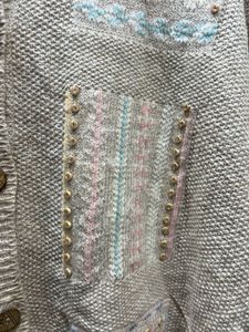 Vintage Embroidered Cardigan Sweater