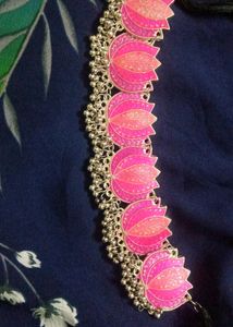 Pink Lotus Design Chokar 🌷Not Used