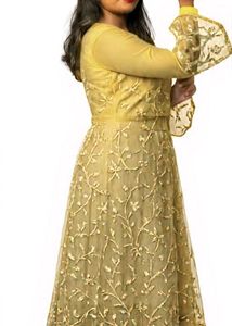Gold Embellished Lehenga Set