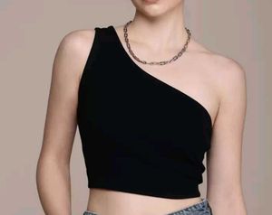 Black Off Shoulder Top By SSS