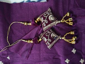 Stunning Purple heavily Embroidered Lehenga