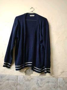 Classic Navy Blue Cardigan