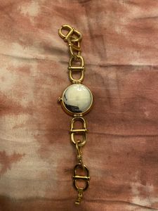 Fossil Gold-Tone Chain Bracelet Watch