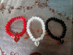 Beaded Heart Bracelets
