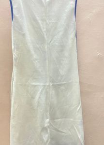 White &amp; Blue Weatern Dress