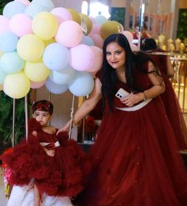 Mother Daughter Dress With Free Hair Accessories