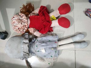 Cute Handmade Rag Dolls before sending I wash it