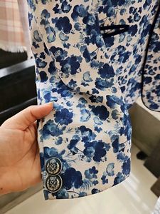 Floral Print Blazer