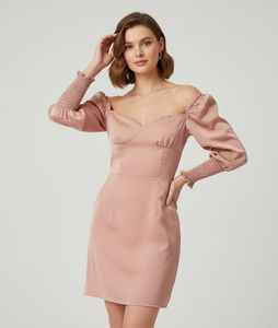 Elegant Puff Sleeve Dress