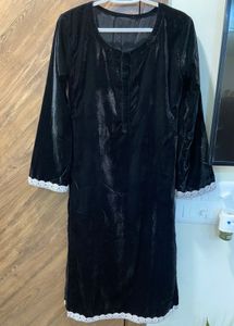 Velvet Kurta Pant Set