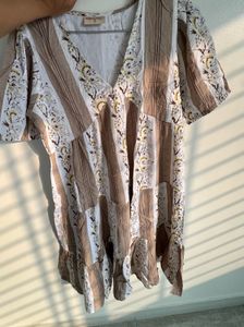 Boho Chic Striped Mini Dress