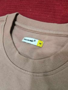 Men’s Oversized Beige Bewakoof T-Shirt