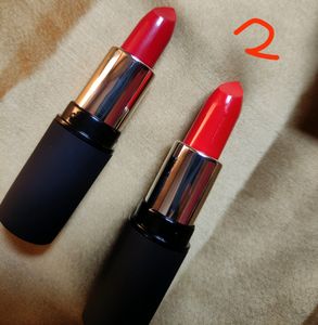 Swiss Beauty 2 Lipstick Orange Red And Red
