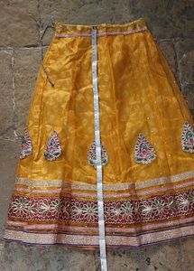 Gorgeous Yellow Embroidered  Choli