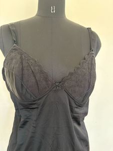 Vintage Black Slip Dress
