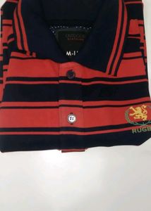 Rugby Striped Polo Shirt