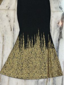 Urbanic Gold Metallic bodycone dress