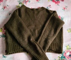 Brown Knit Sweater!