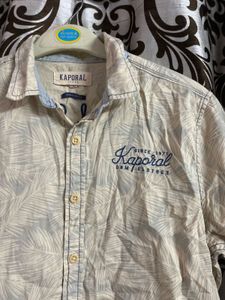 Kaporal Men’s Casual Printed Shirt