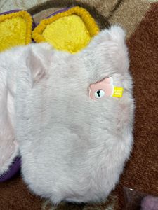 last pc offer Fuzzy Pink Bear Slippers