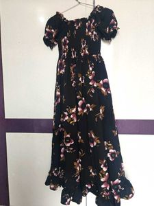 Floral Off-Shoulder Dress