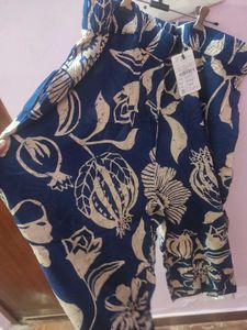 Westside Plus Size Floral Print Palazzos