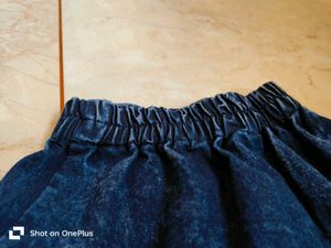 Cute Denim Skirt For Kids 🫐🩷🩵✨