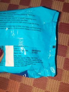 Baby Wet Wipes - 72 Count