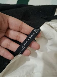 White Jacket with Black Hood