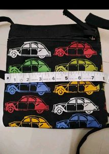 Funky Car Print Pouch