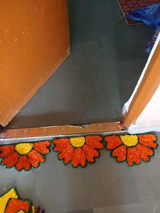 Colorful Floral Rangoli Mat🎆