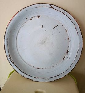 Vintage Decorative teal Plate size big