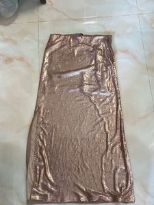 Sparkly Rose Gold Skirt