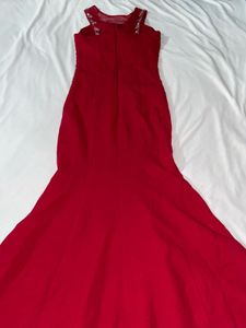 Red Cocktail Gown