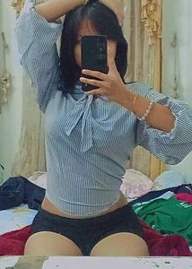 Striped Tie-Neck Top