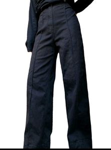 Black Wide Leg Trousers