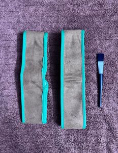 Spa Headbands &amp; Face Applicator Brush Set
