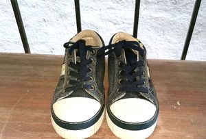 Denim Sneakers - Casual Style