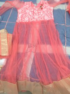 Ethnic Wear Colour White Pink Dupatta Lengha