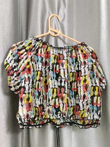 Multicolor Crop Top