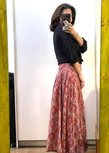 Anokhi skirt, Rust Printed, Great Condition