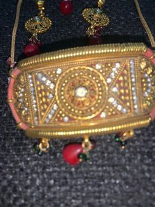 Gold-tone Indian Jewelry Set