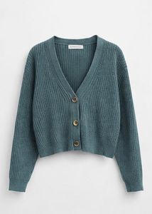 Teal Knit Cardigan