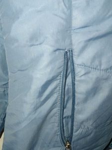 Qube Blue Puffer Jacket - Size XXL