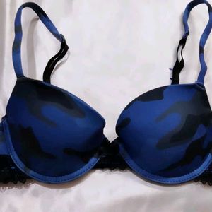 Blue Camo Bra