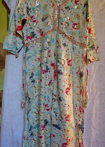 Floral Sequined Dress