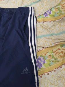 Adidas Navy Blue Side Stripe Shorts