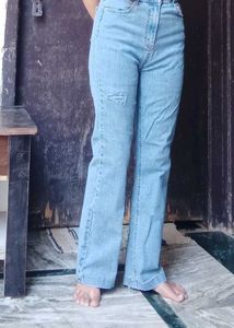 Flared Denim Jeans
