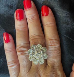 Statement Flower Cocktail Ring