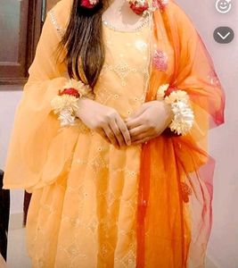 Sharara Frock With Duppata